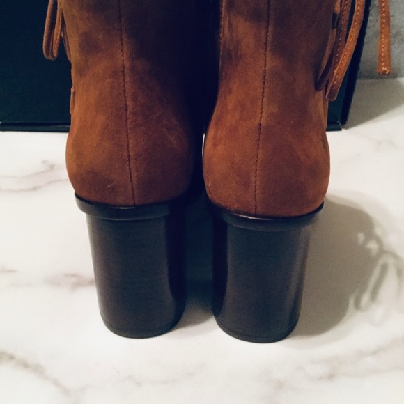 Frye Amy Side Ghillie Open Toe Ankle Boots 9.5 - Picture 8 of 9